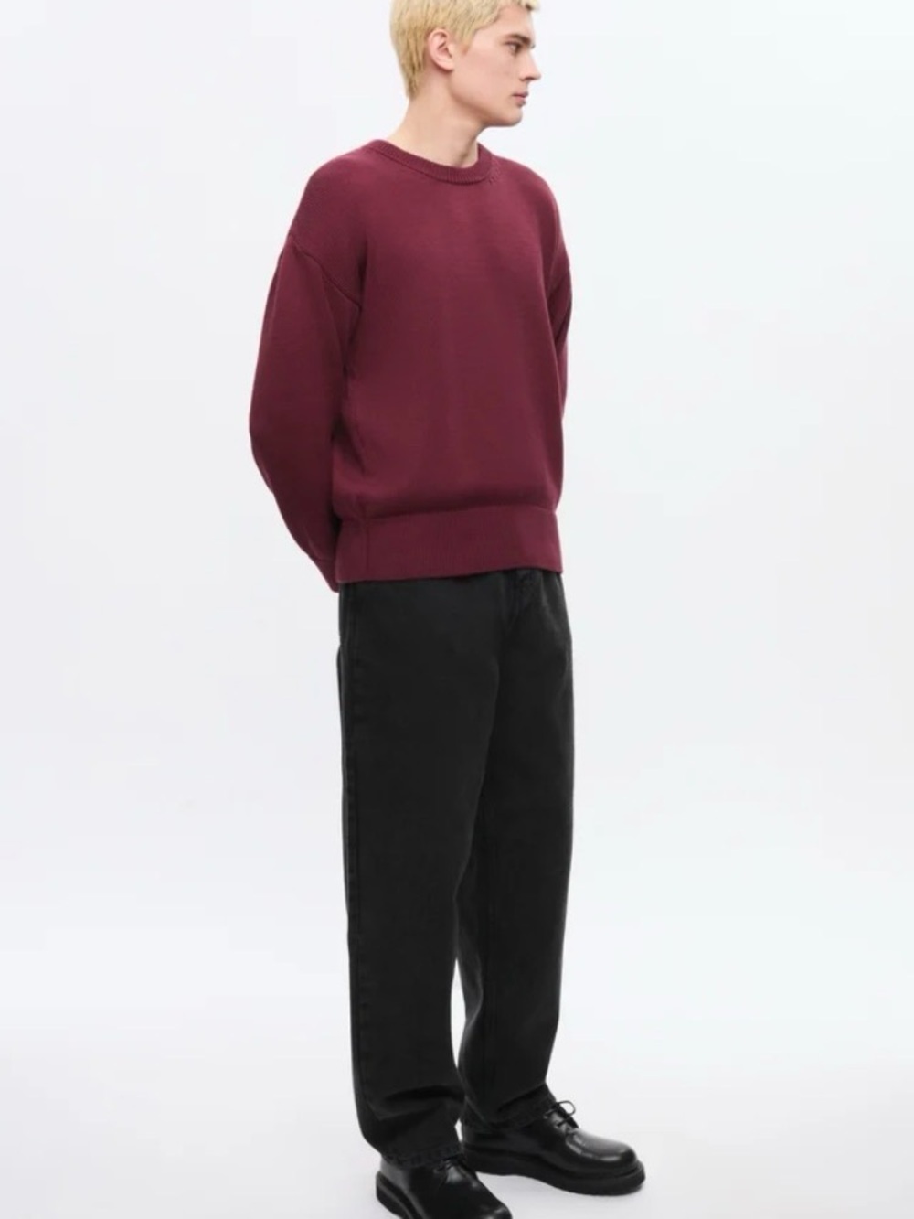 KOTN Burgundy Hamatah Crewneck Sweater - Like New